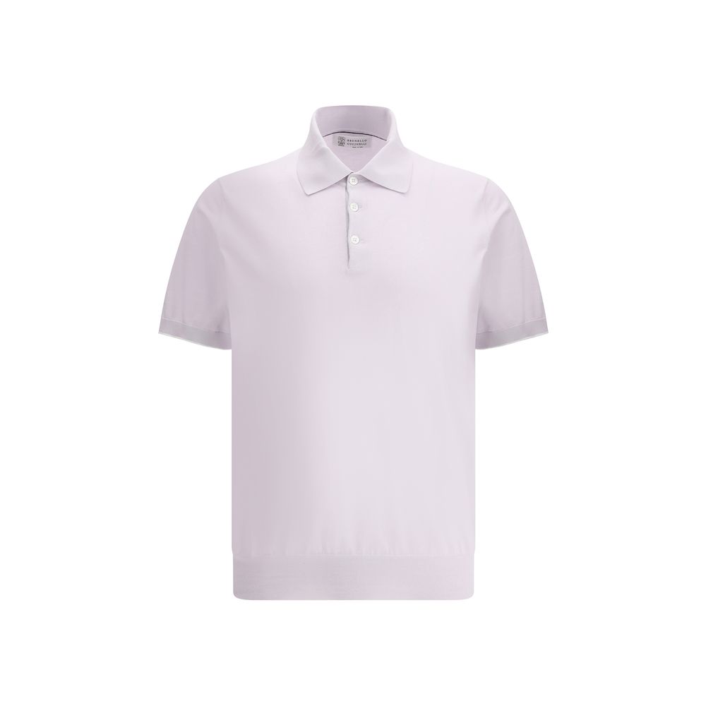 Polo Brunello Cucinelli classique blanc
