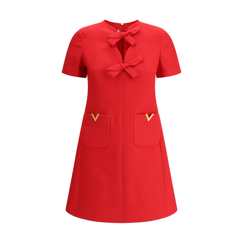 Robe mini Valentino avec découpe noire