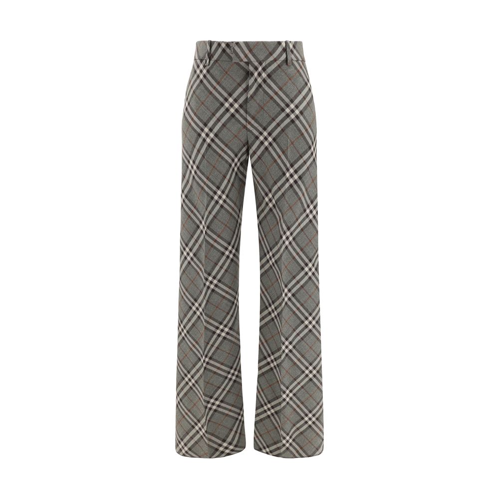 Pantalons Archive Check beiges à carreaux