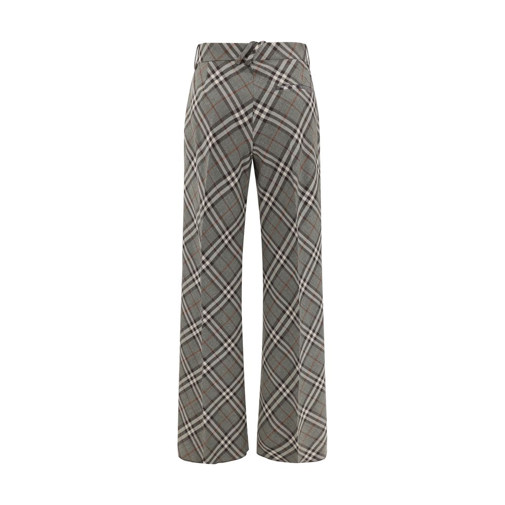 Pantalons Archive Check beiges à carreaux
