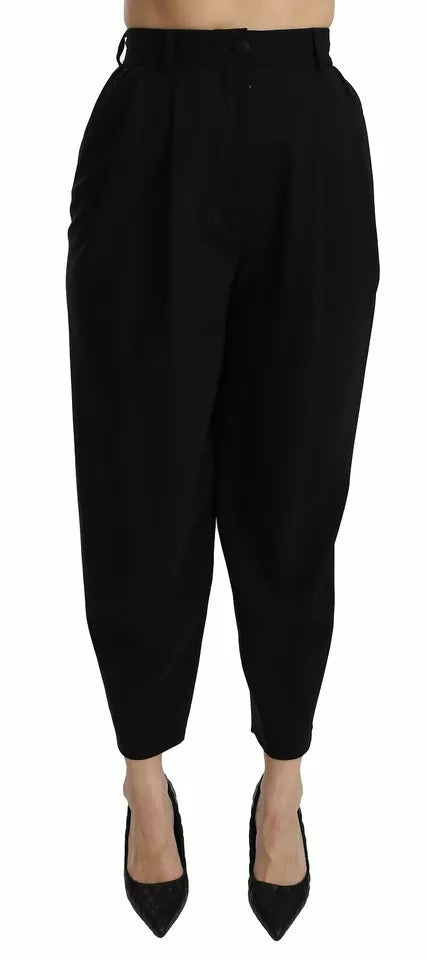Pantalons Dolce & Gabbana cropped noirs