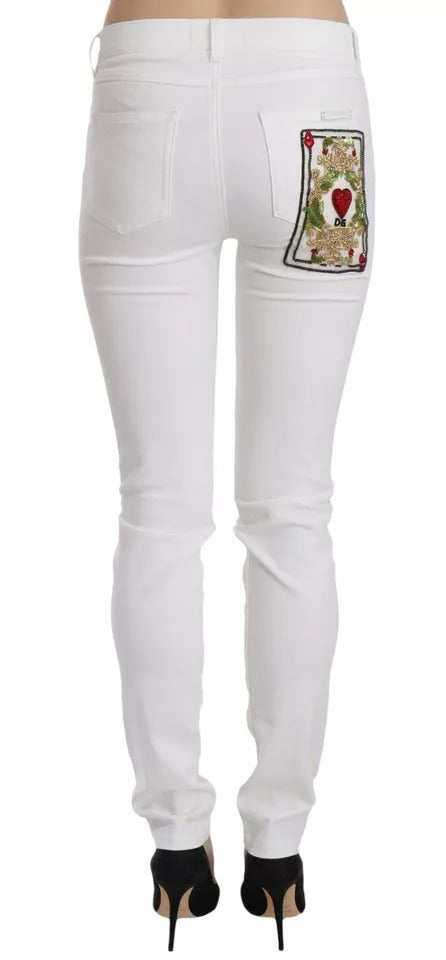 Jeans Dolce & Gabbana skinny blancs