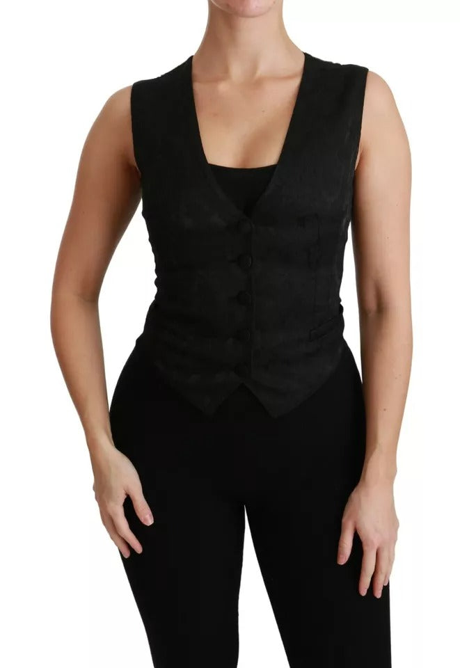 Veste sans manches Dolce & Gabbana noire