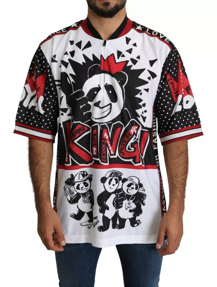T-shirt Dolce & Gabbana King Panda blanc