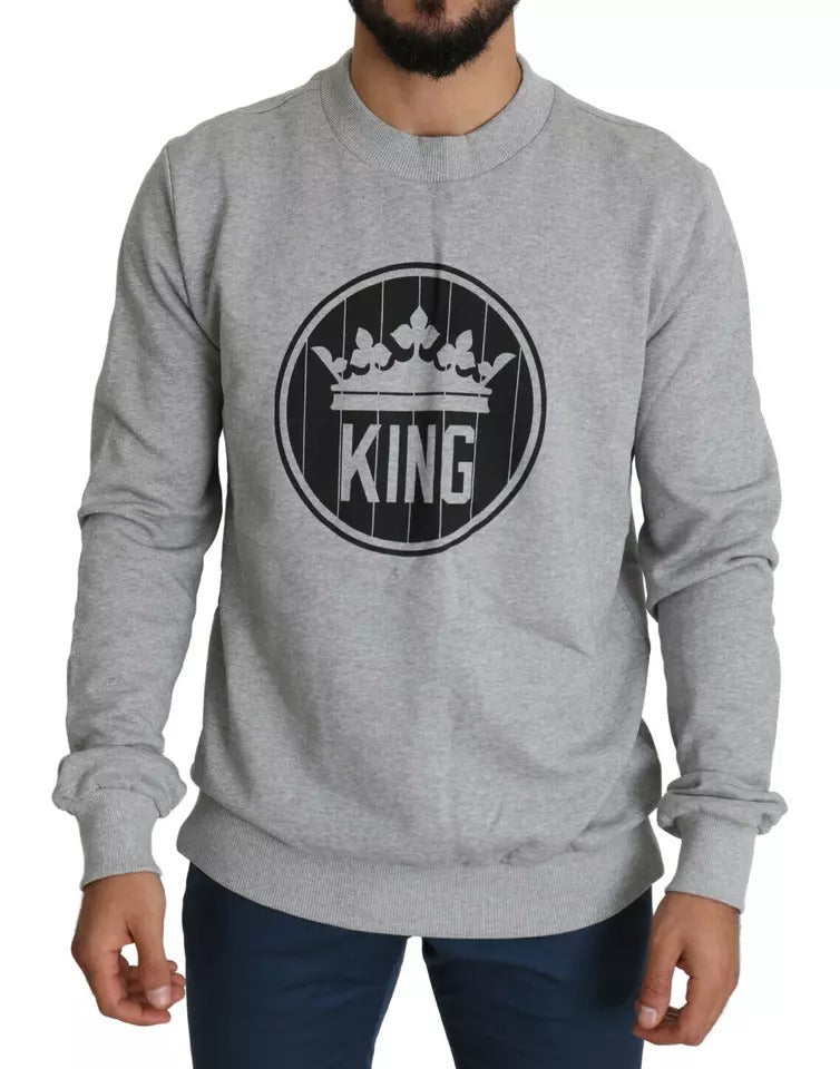 Pull Dolce & Gabbana Crown gris