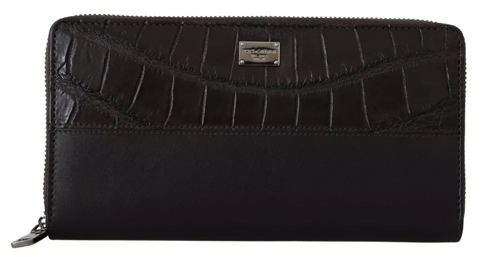 Portefeuille Dolce & Gabbana Continental marron