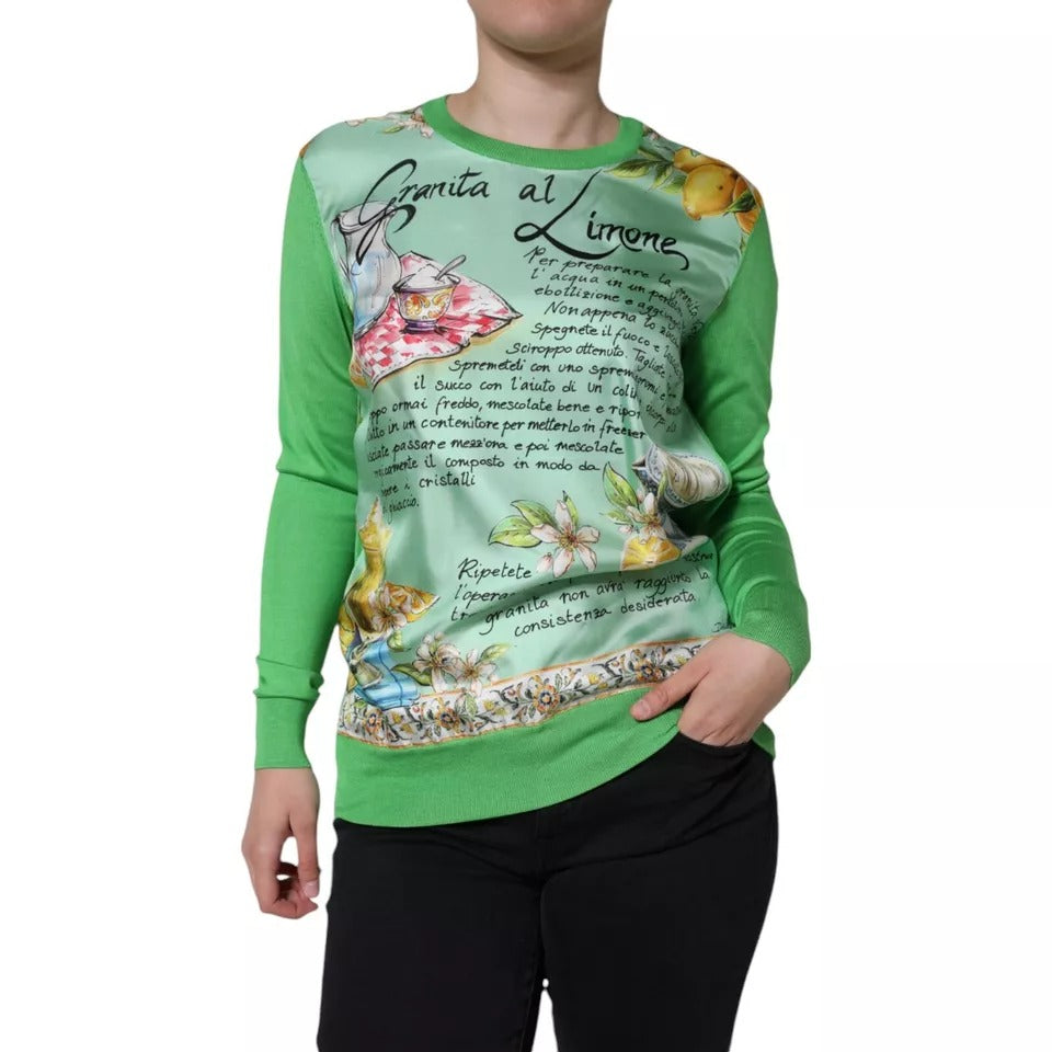 Pull Dolce & Gabbana Granita Al Limone vert