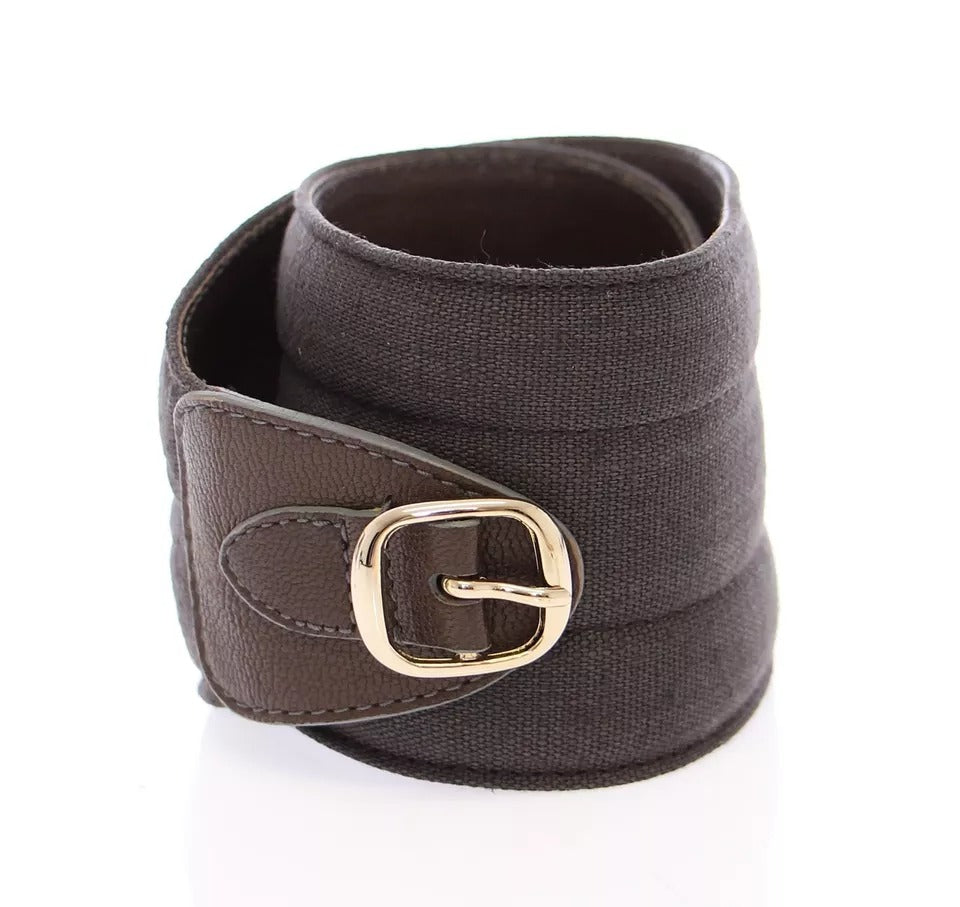 Ceinture Dolce & Gabbana D&G brune