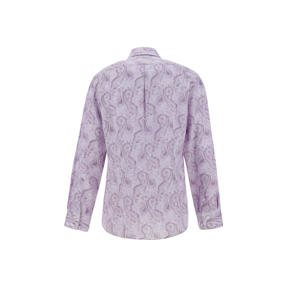 Chemise Brunello Cucinelli paisley beige