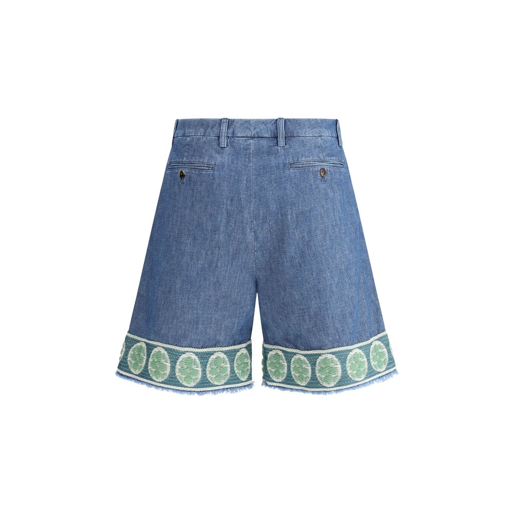 Shorts Valentino denim bleus