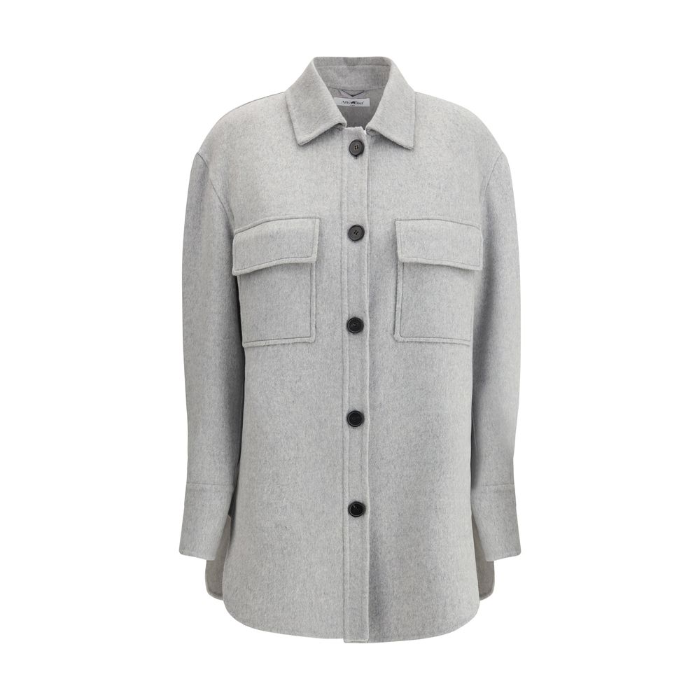 Manteau Aftercoat Short Shirt noir
