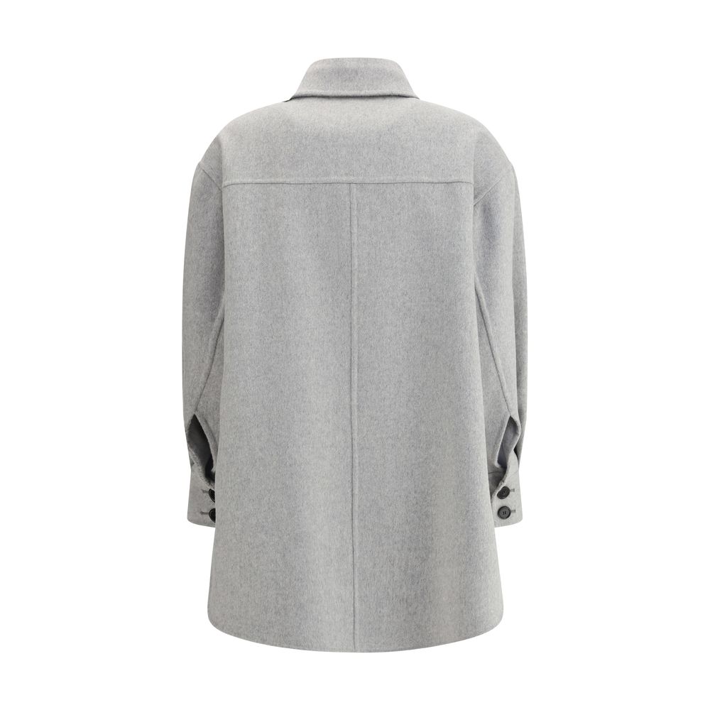 Manteau Aftercoat Short Shirt noir