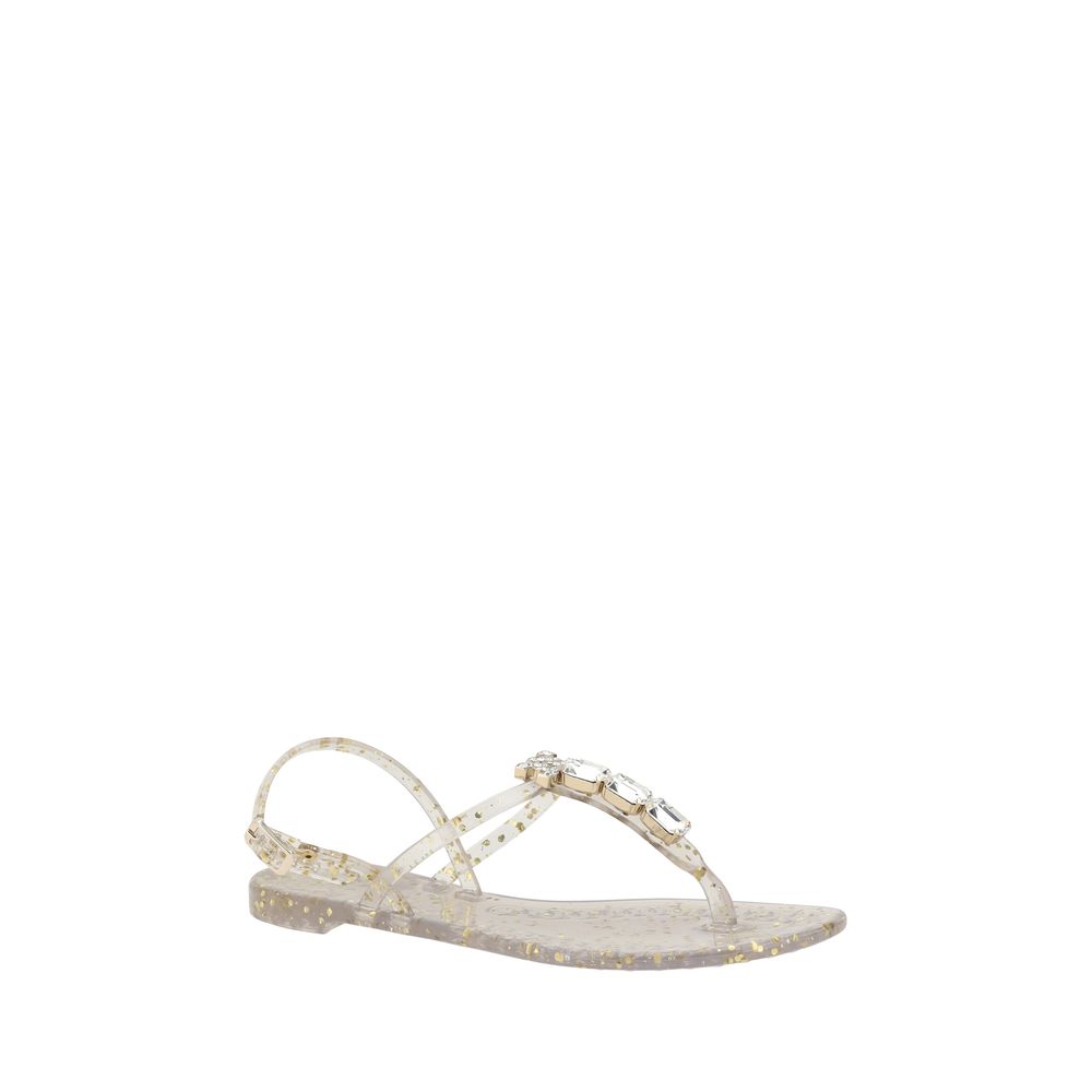 Sandales Casadei Jelly transparentes