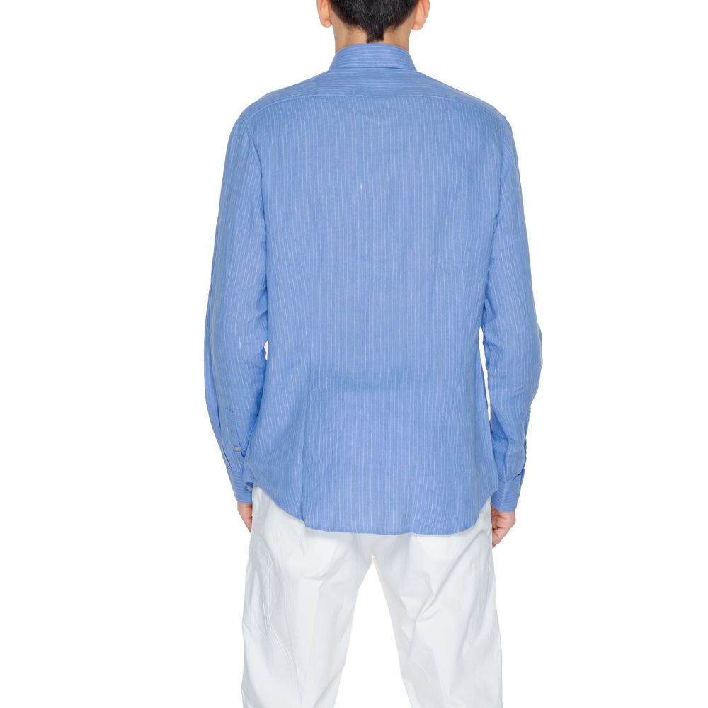 Chemise homme bleue