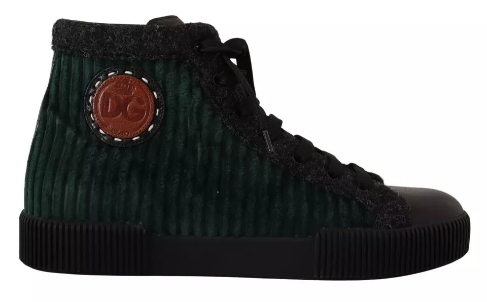 Baskets Dolce & Gabbana hautes vertes