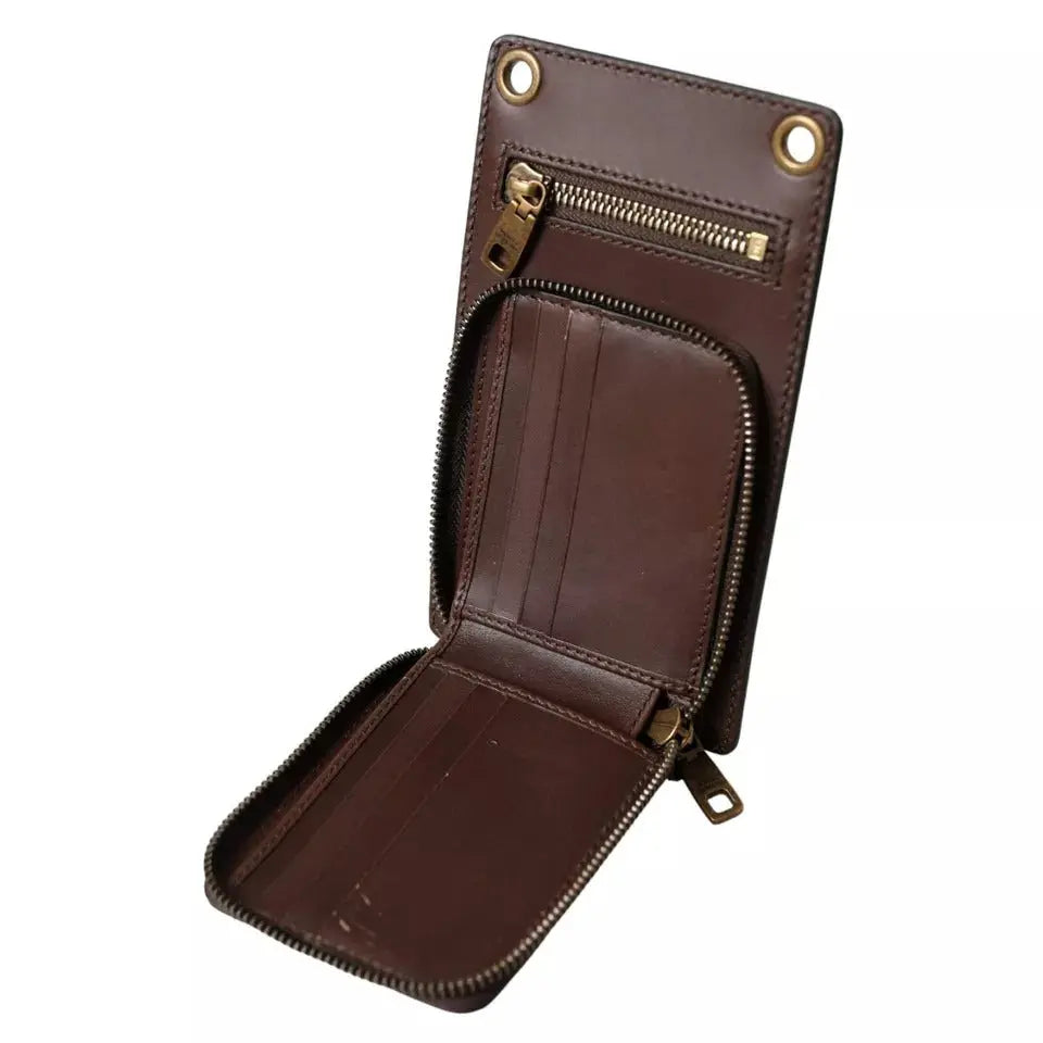 Portefeuille Dolce & Gabbana Strap marron Dolce & Gabbana