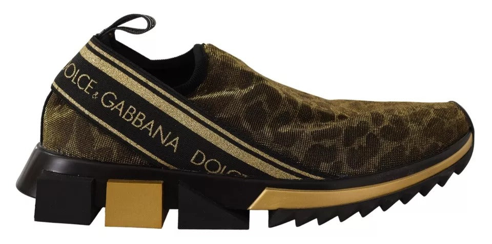 Baskets Dolce & Gabbana Sorrento dorées