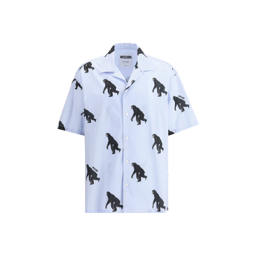 Chemise Moschino imprimée gorille multicolore