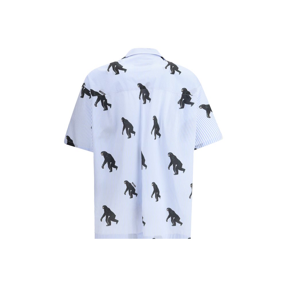 Chemise Moschino imprimée gorille multicolore