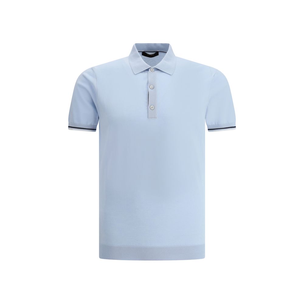 Polo Moorer classique blanc