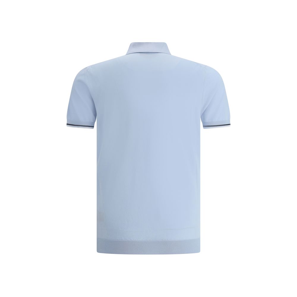 Polo Moorer classique blanc