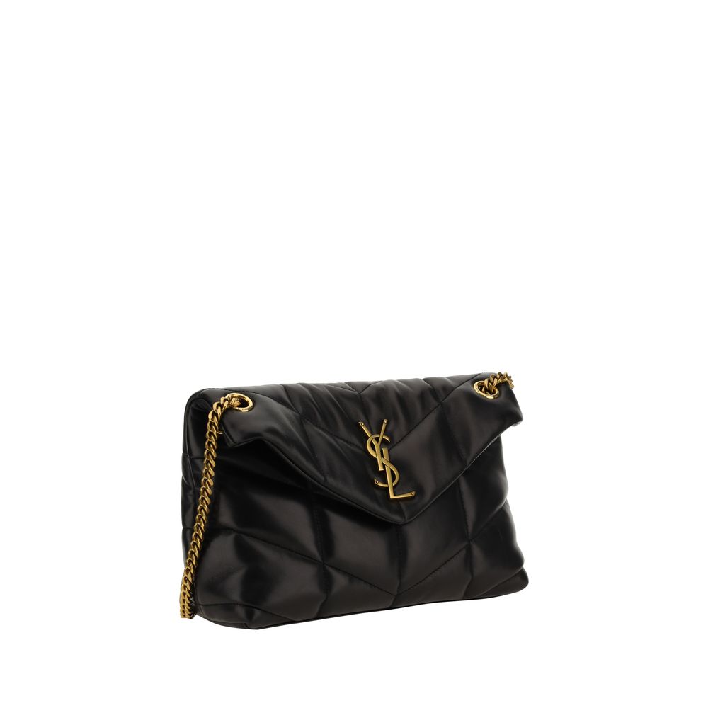 Sac bandoulière Saint Laurent LouLou noir