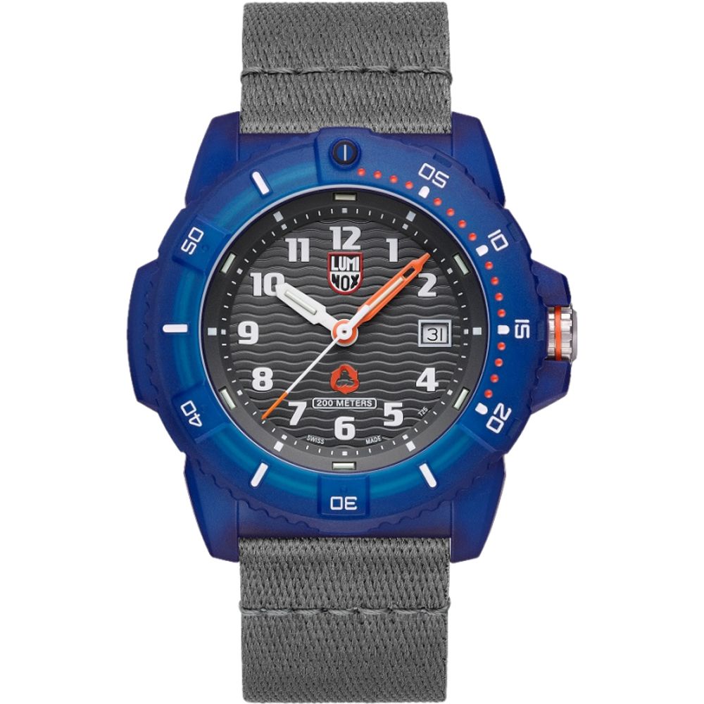 Montre Grey Nylon Quartz bleue