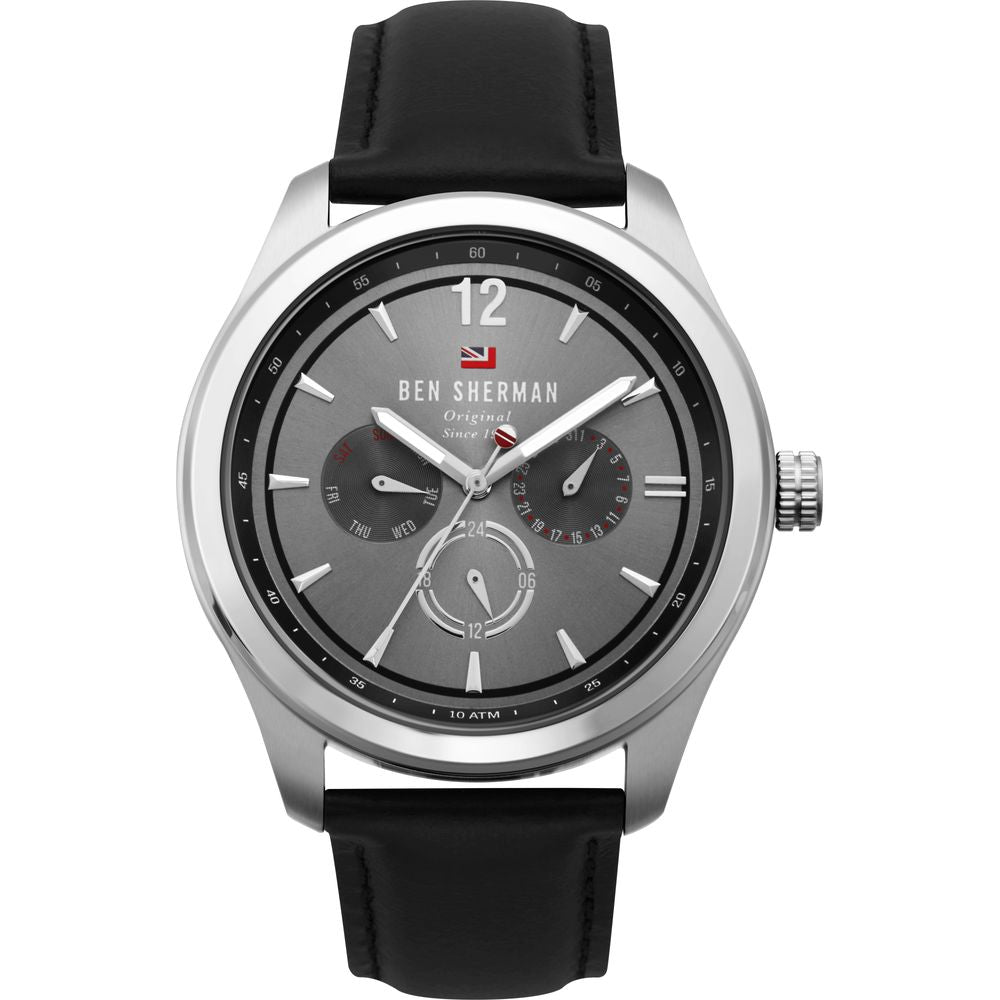 Montre quartz Grey Date noire