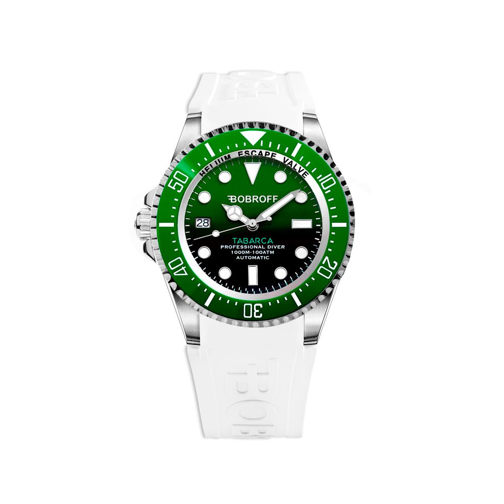 Montre automatique Tabarca verte blanche