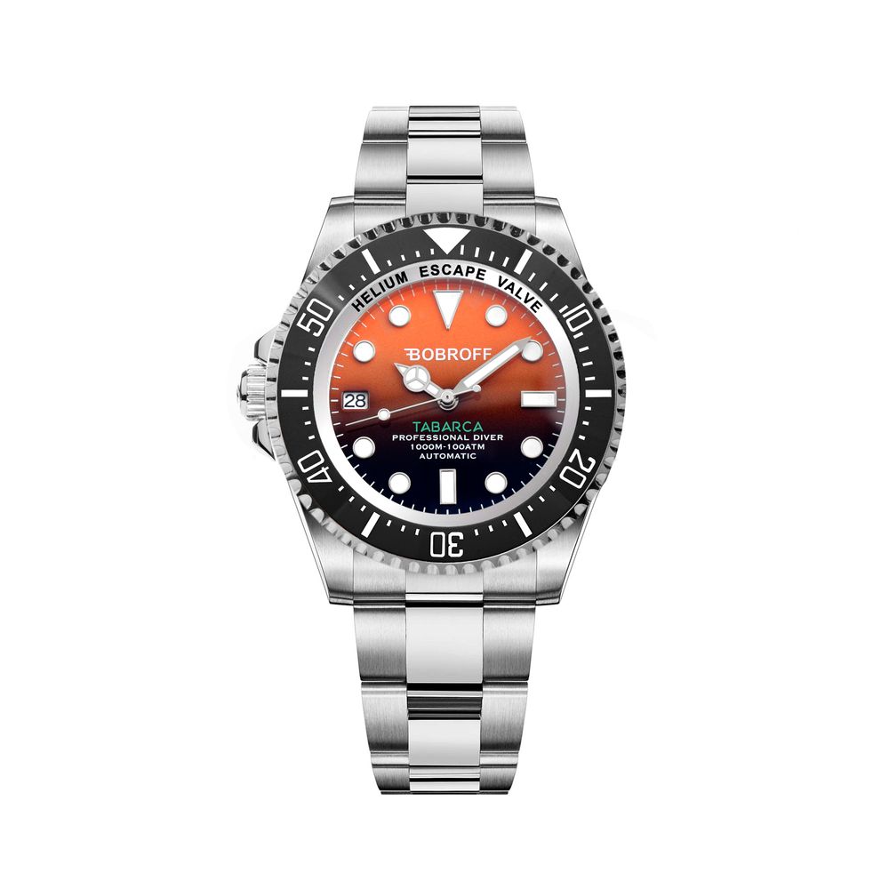Montre Silver Tabarca orange