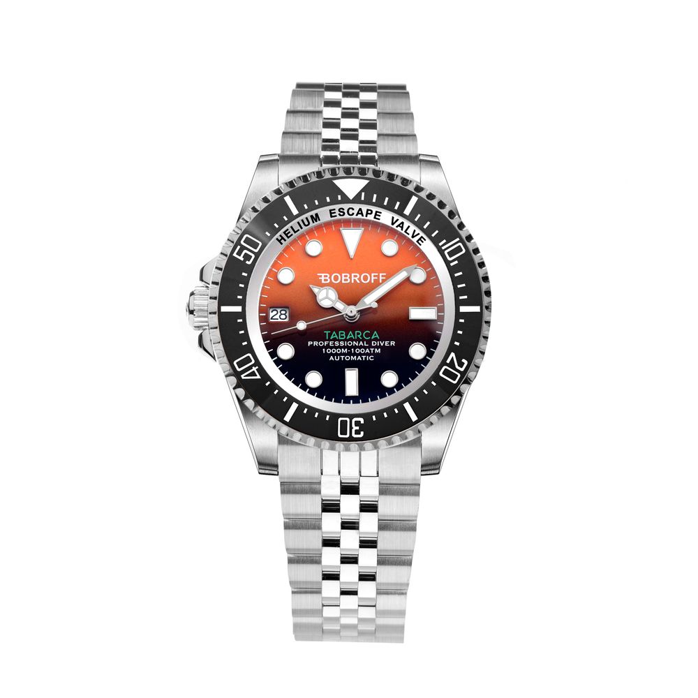 Montre Silver Tabarca orange