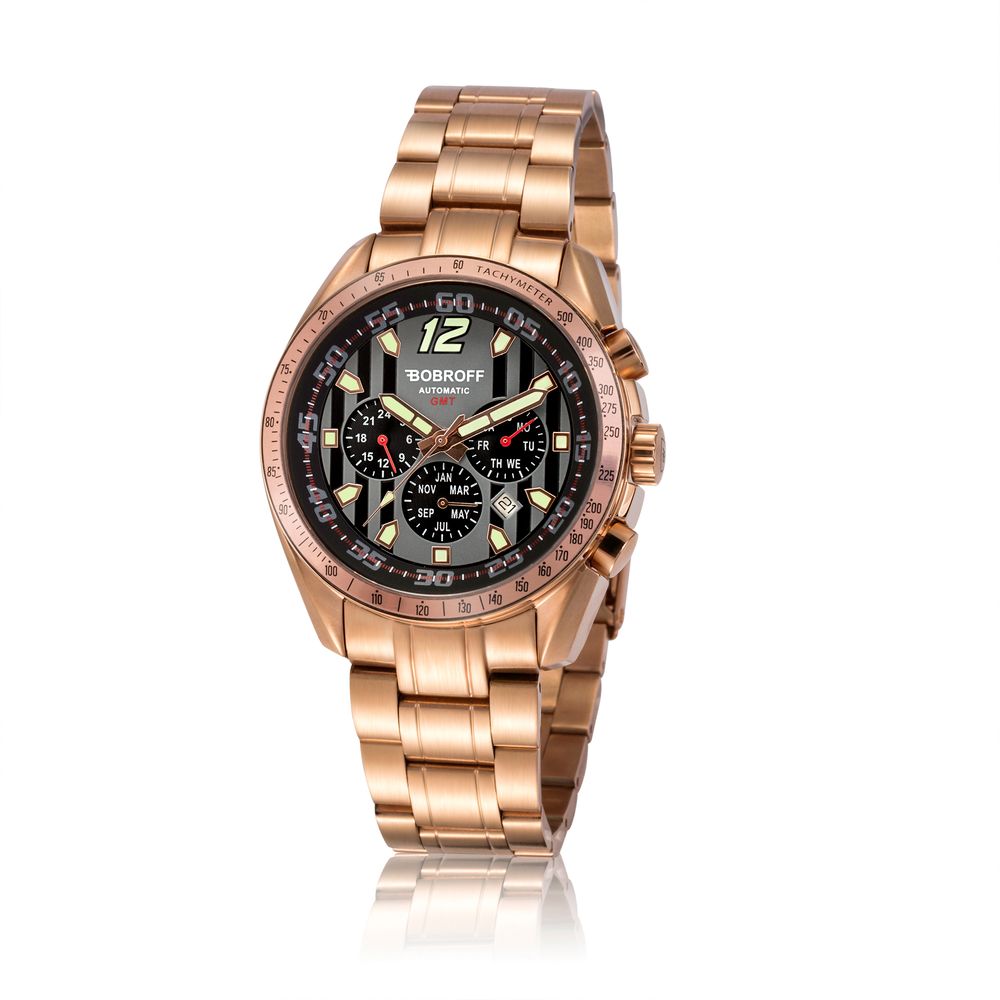 Montre automatique bronze grise