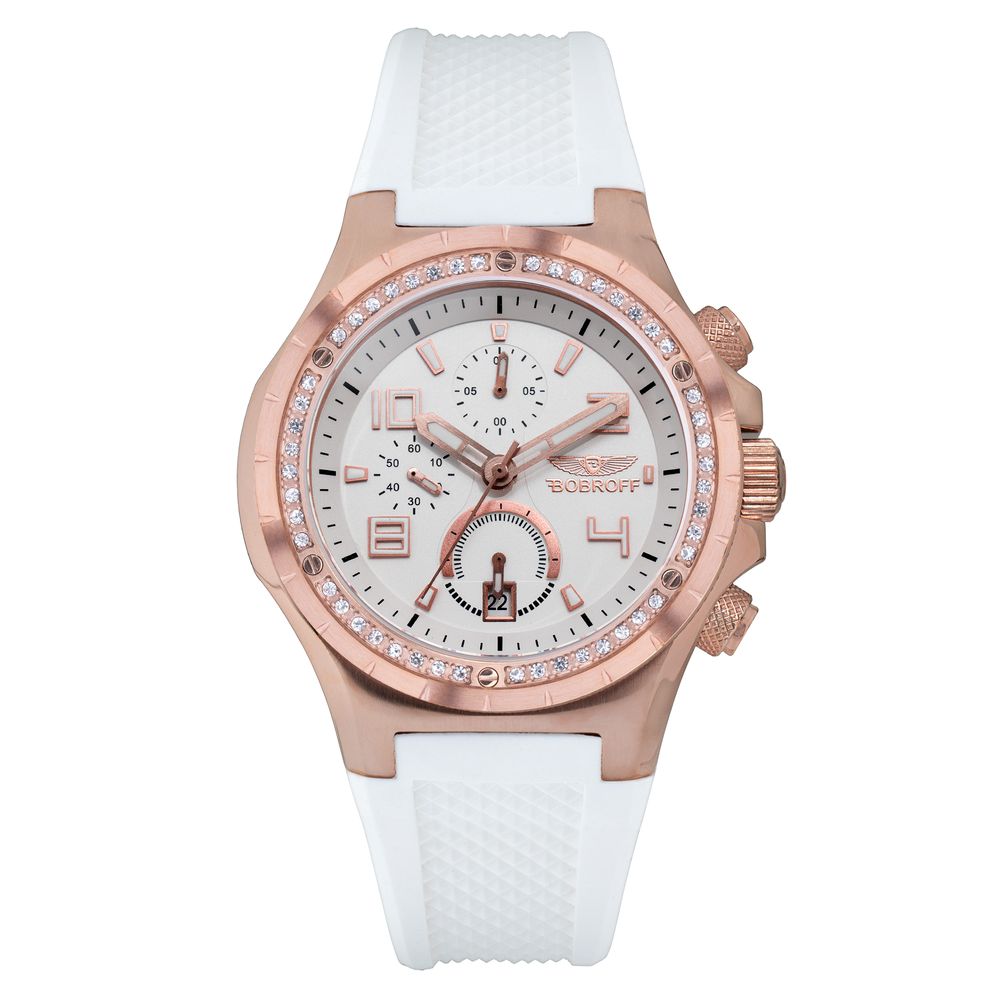 Montre Pink Gold blanche