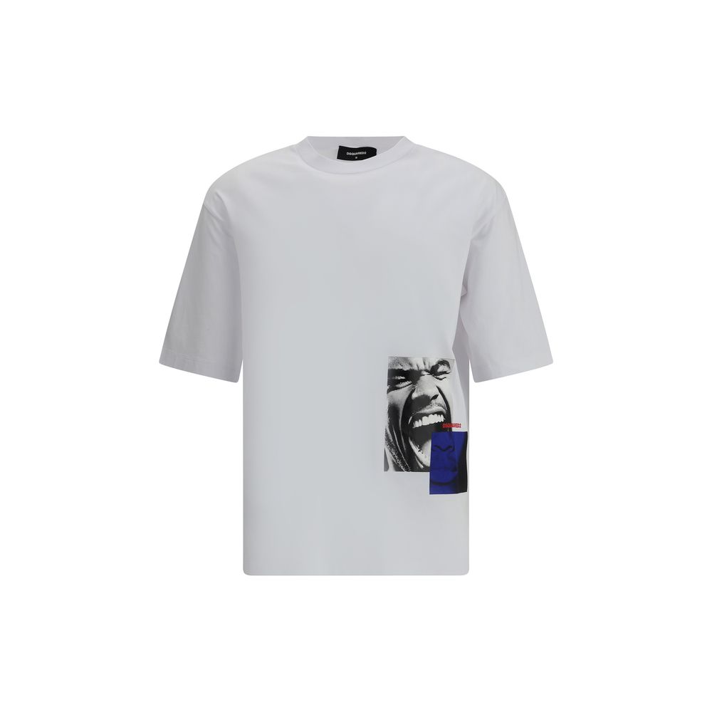T-Shirt Dsquared2 imprimé blanc
