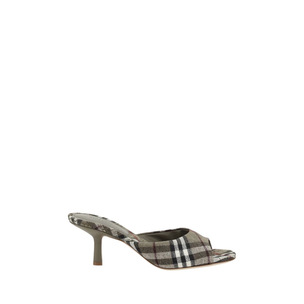 Sandales Burberry à talons beiges