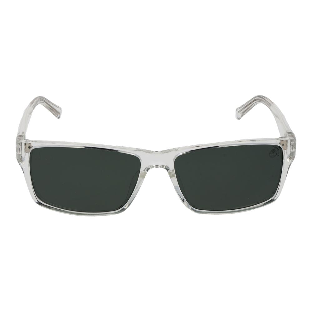 Lunettes de soleil transparentes vertes