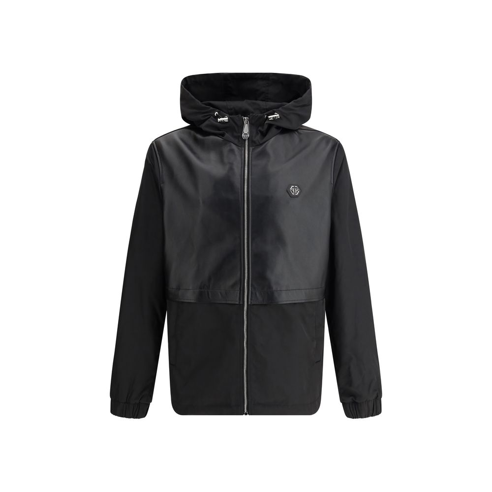 Veste à capuche Philipp Plein noire
