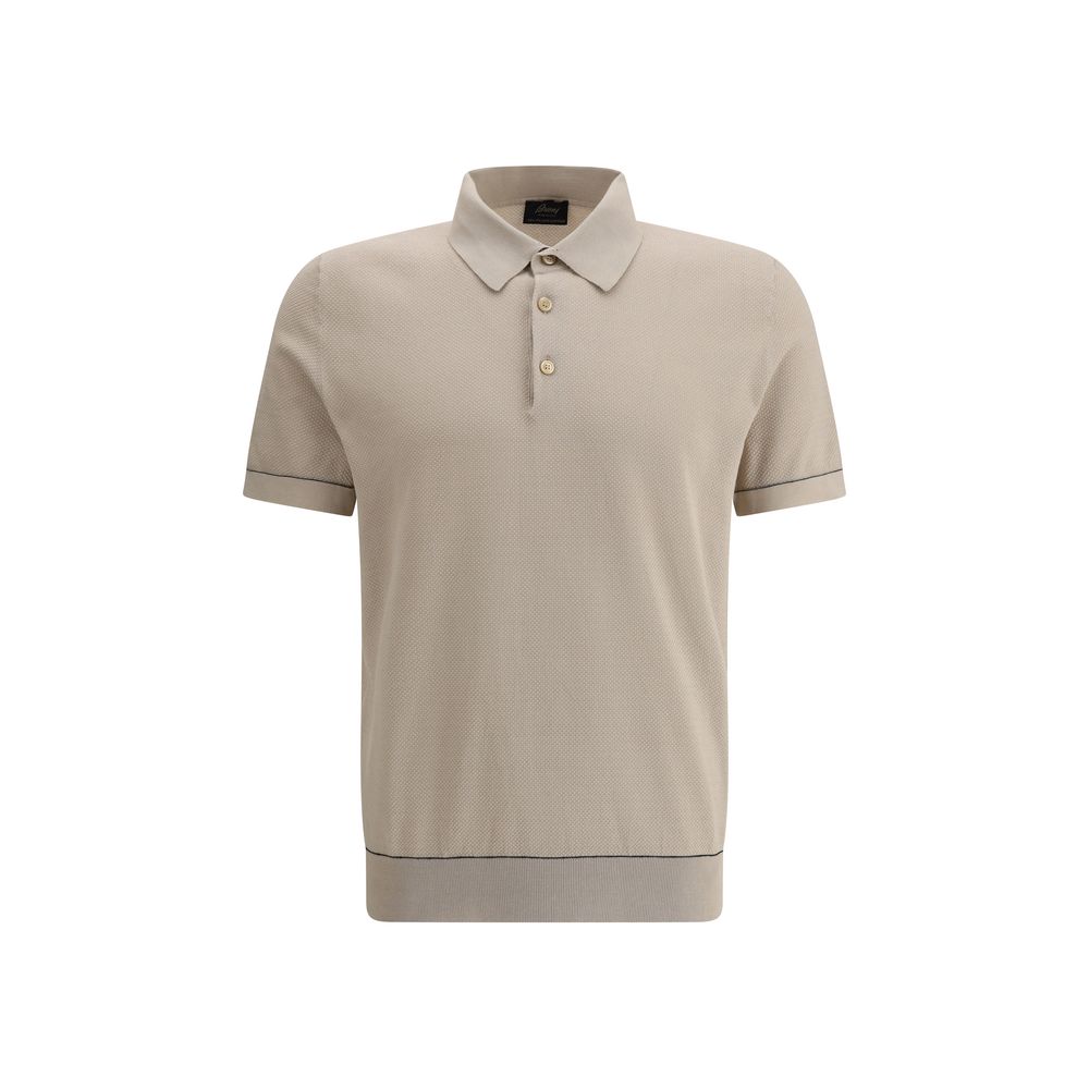 Polo Brioni classique bleu marine