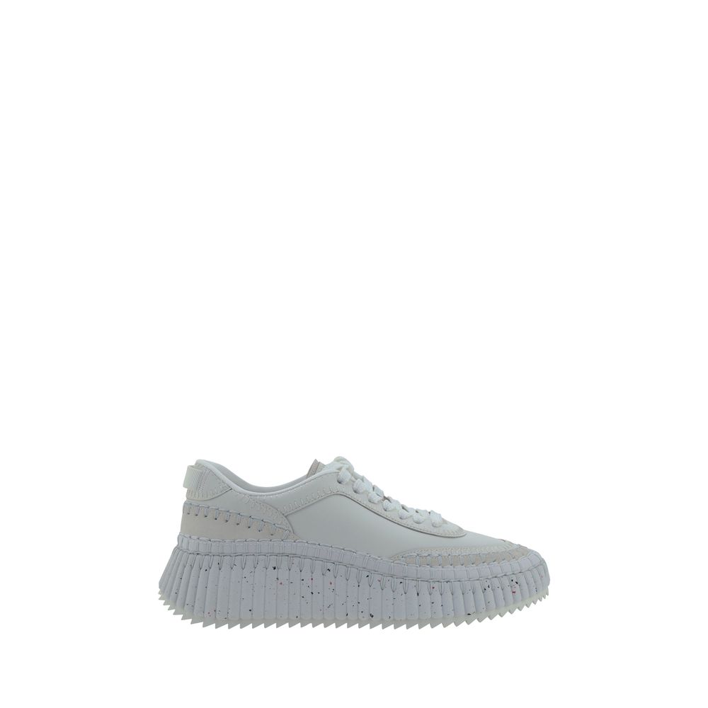 "Baskets Chloé Nama blanches"
