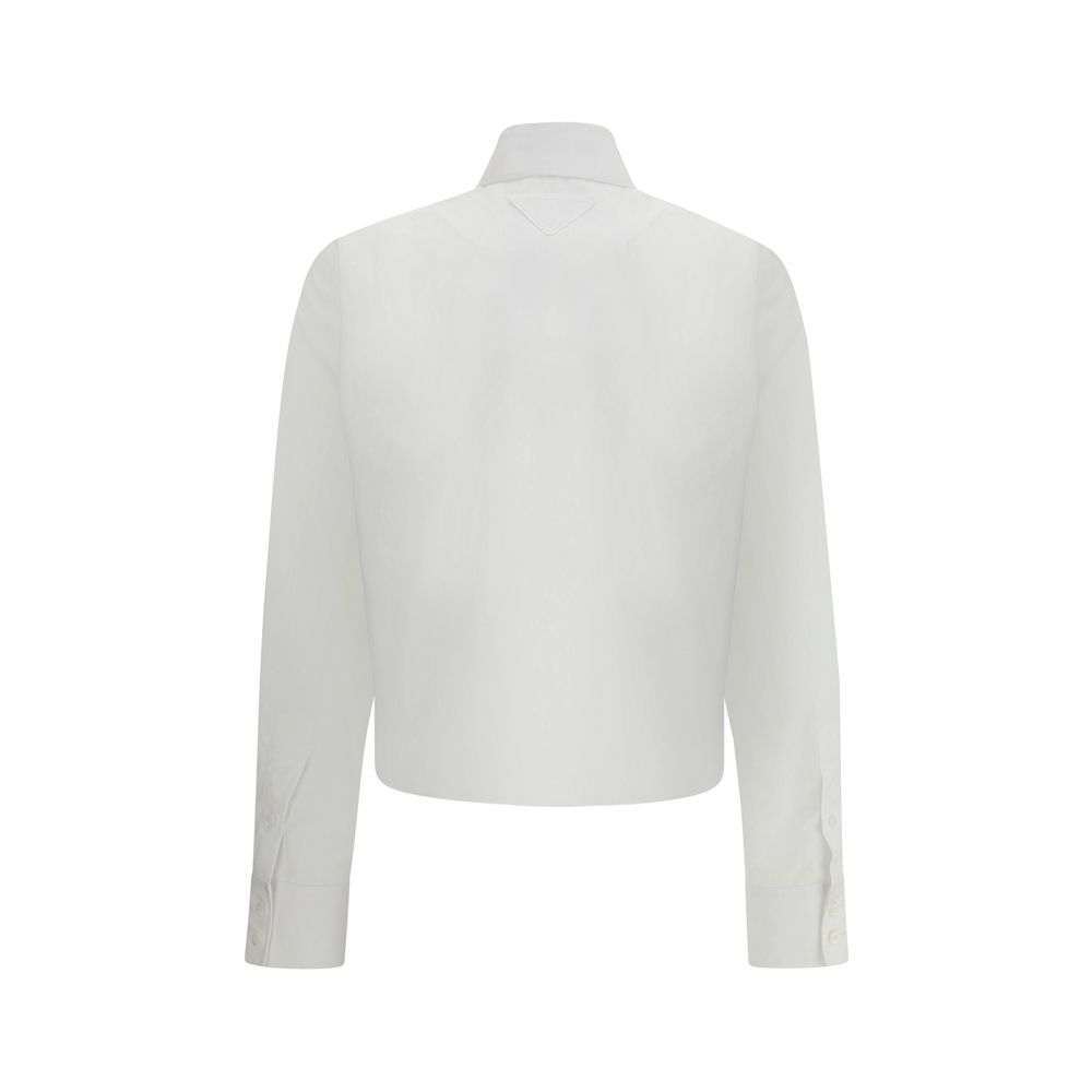Chemise Prada en coton monochrome