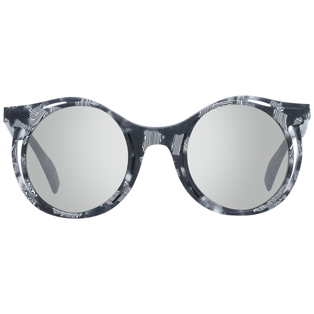 Lunettes Gray Men rondes grises