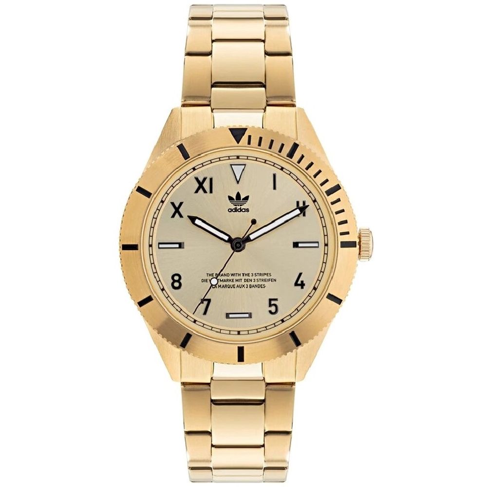 Montre Gold Edition Three dorée