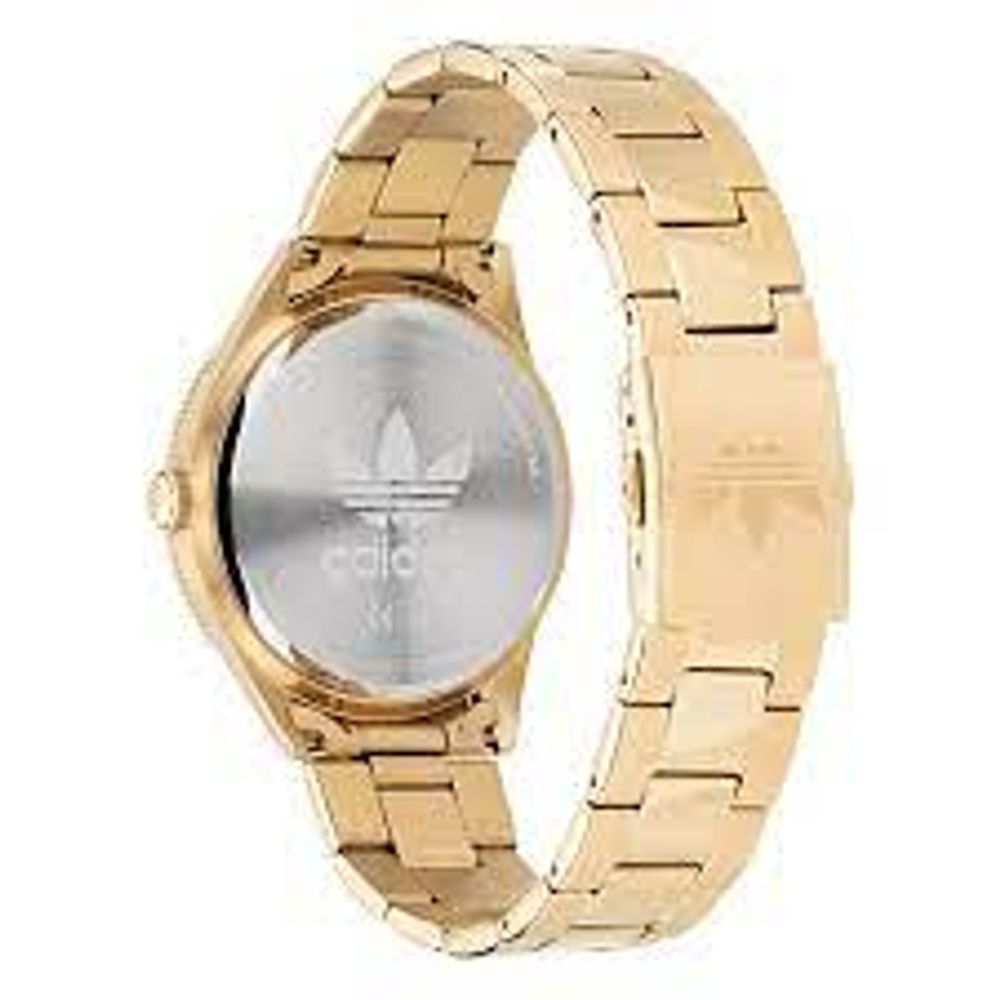 Montre Gold Edition Three dorée