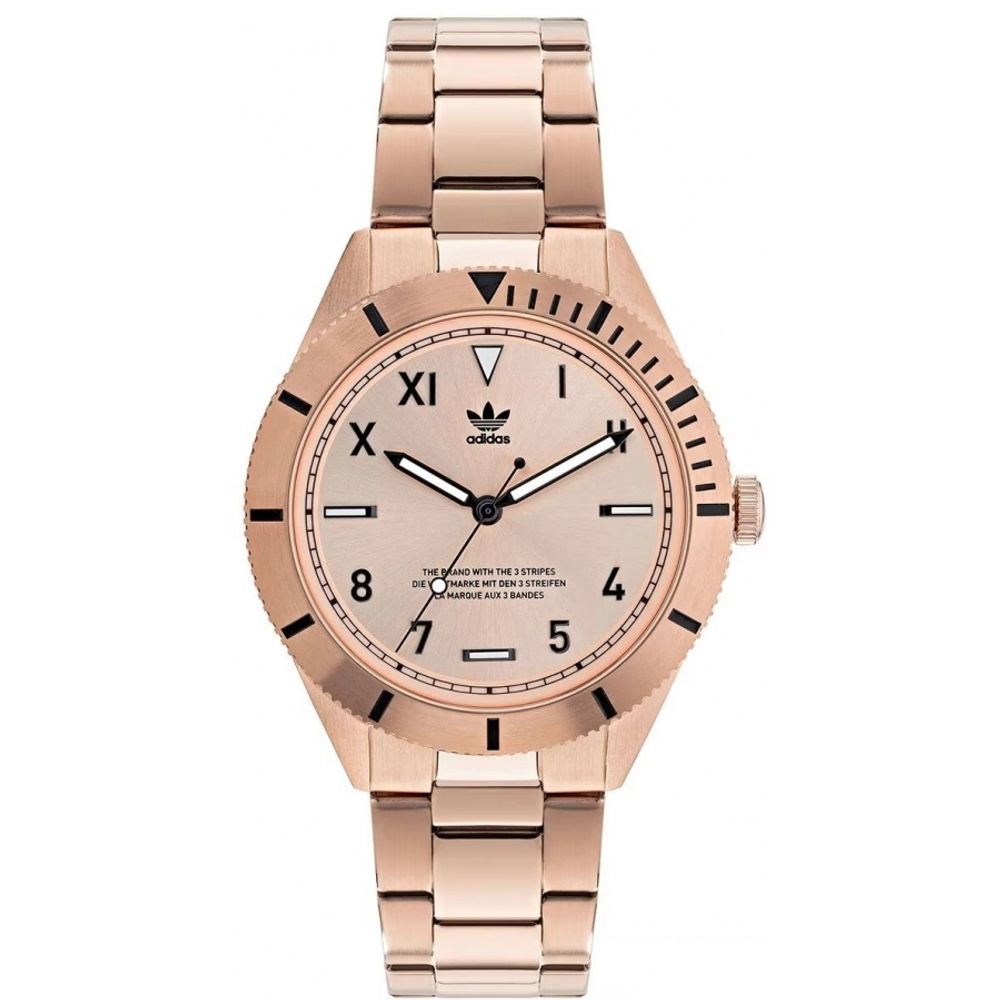 Montre multicolore Edition Three rose