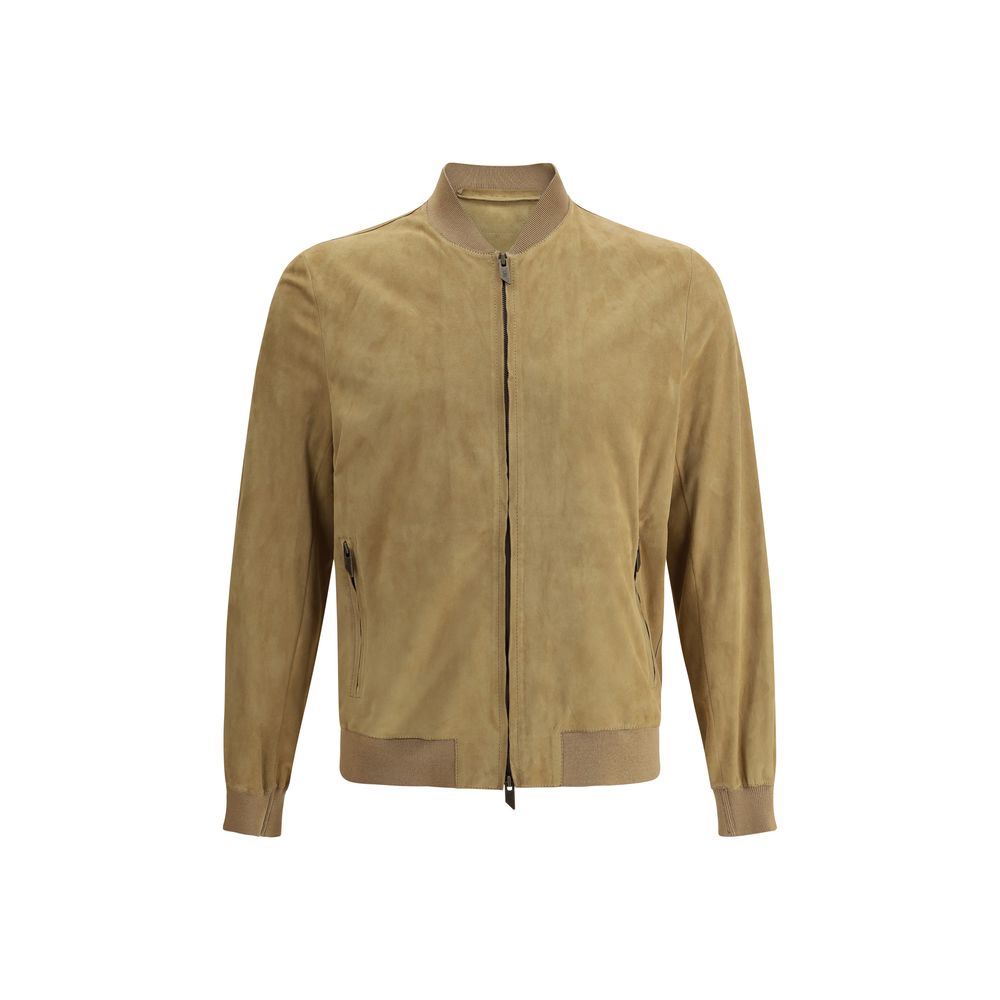 Veste Salvatore Santoro cuir marron