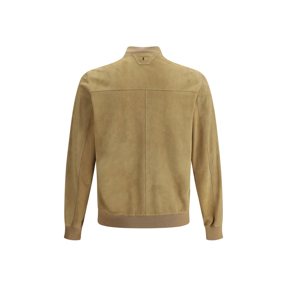 Veste Salvatore Santoro cuir marron