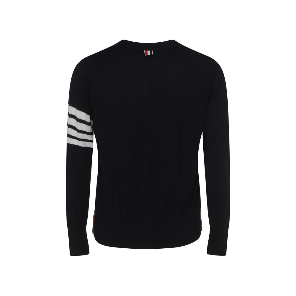 Cardigan Thom Browne Fleece bleu