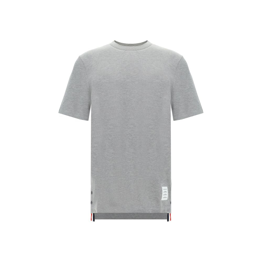 T-Shirt Thom Browne rayure bleue blanc