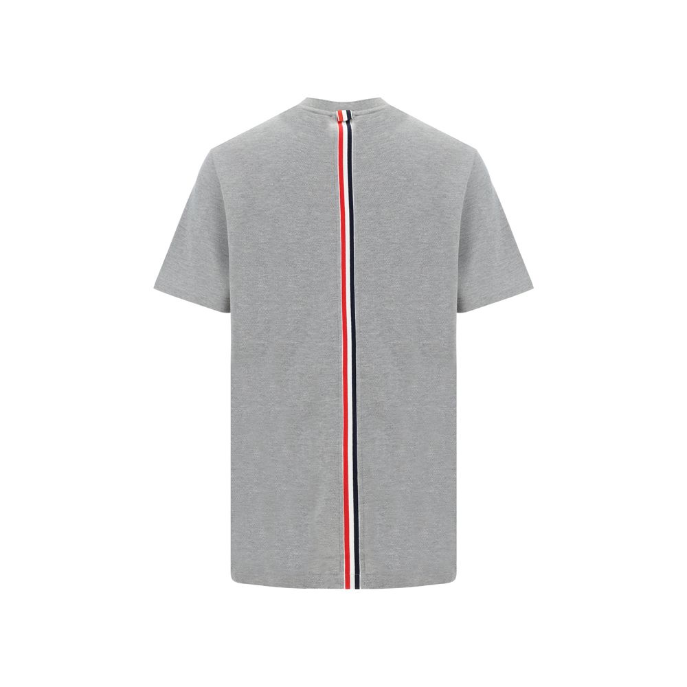 T-Shirt Thom Browne rayure bleue blanc