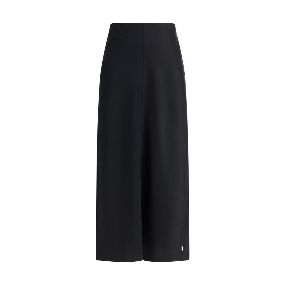 Jupe midi Ami Paris satinée dorée